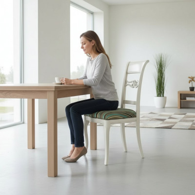 Klassesch Stull Designer Holzstull Iesszëmmerstull Luxus Holz Nei Miwwelen