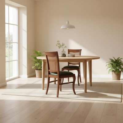 Klassesche Stull Iesszëmmer Polster Sëtzmiwwelen Luxus Design Sëtz Nei