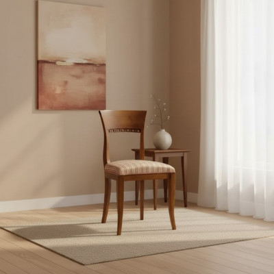 Iesszëmmer Miwwelen Still Luxus Design Polster Stull Sëtzmëbelen Holzstull