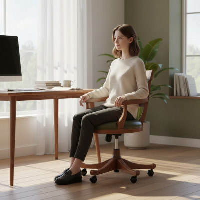 Dréistill Chefsessel Fauteuil Still Büro Dréistull Büro Miwwelen Sëtzmiwwelen