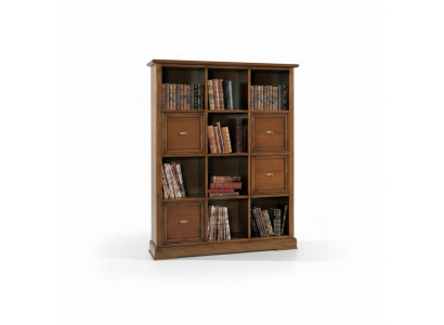 Wunnzëmmerschaf Bücherregal Anrichte Klassesch Miwwelen Regaler Holz