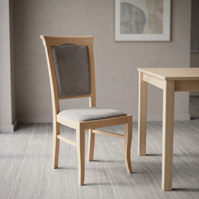 Designer Luxus Klassesch Esszëmmerstull Sëtzmiwwel Lehnstull Nei