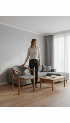 Stull Polster Stull Designerstull Iesszëmmer Lehnstull Luxus Miwwelen Nei