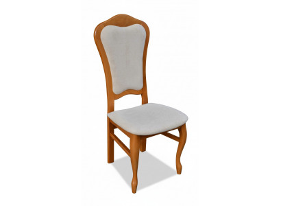 Stull 1 Sëtzerg Sëtz Holz Luxus Miwweldesign Leehnstull Holz Iesssall