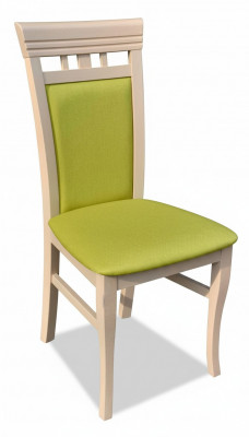 Iesszëmmer Stull 1 Sëtzer Holz Luxus Klassesch Miwwelen Design Lehnstull