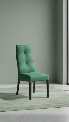 Stull Holz Gepolsterte Stull Iesszëmmer Luxus Design Lehnstull Echt Holz Neijoer