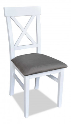 Klassesche Stull Schwaarz Holz Sëtz Polster Design Textil Modern Stil Nei