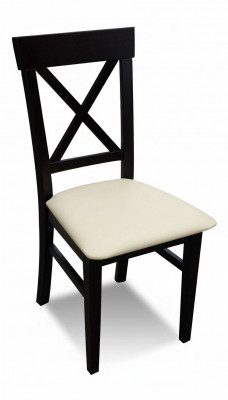 Klassesche Stull Schwaarz Holz Sëtz Polster Design Textil Modern Stil Nei