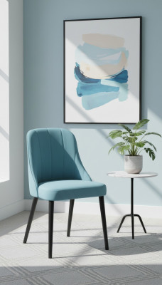 Iesszëmmer Designer Stull Holz Luxus Stil Klassik Polsterstull Nei