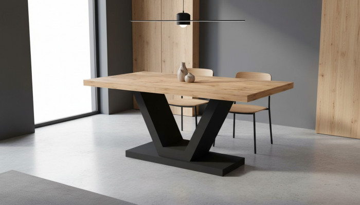 Iessdësch Dësch Luxus Iesszëmmer Wunnzëmmer Holz Design Dëscher Nei 160cm