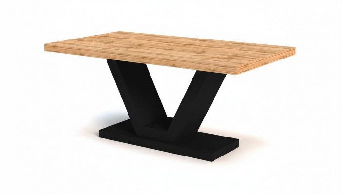 Iessdësch Dësch Luxus Iesszëmmer Wunnzëmmer Holz Design Dëscher Nei 160cm