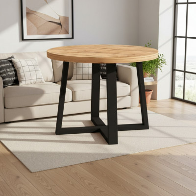 Ronnt Iessdëscher Dësch Holz Dëscher Miwwelen Modern Stil Holztableau Nei
