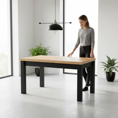 Moderne Iessdësch Bruin Design Dësch Holz Dëscher Miwwelen Wunnzëmmer Nei