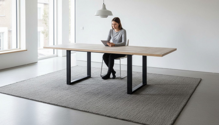 Iessdësch Iesszëmmerdësch Iesseck Dësch Iesszëmmer Modern Holz Braun