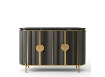 Luxus-Säitendësche Kommode Wunnzëmmer Designer Gro Miwwelen Modern Nei