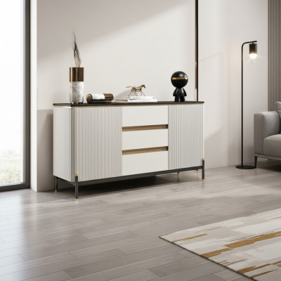 Kommod Weiß Sideboard Holz Schaf Möbel Ariichtung Anrichte Luxus Neij
