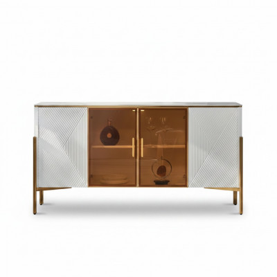 Kommod Regal Design Wunnzëmmer Miwwelen Holz Nei Sideboard Schaf