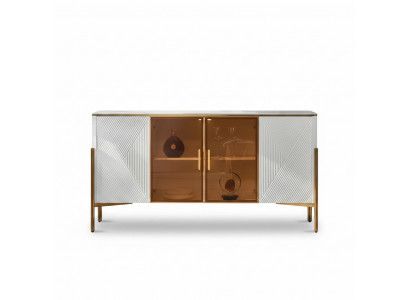 Kommod Regal Design Wunnzëmmer Miwwelen Holz Nei Sideboard Schaf