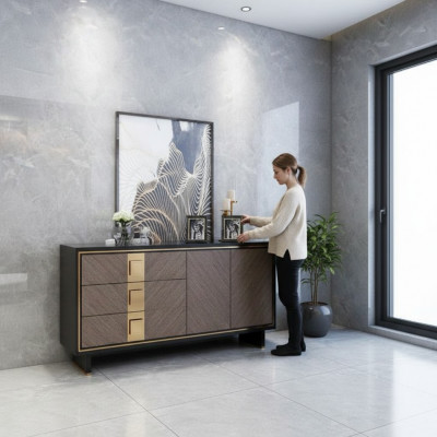 Sideboard Kommode Schaf Holz Modern Design Gro Luxus Wunnzëmmer