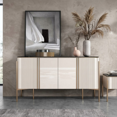 Kommode Holz Designer Schaf Regal Modern Sideboard Kommodeschaf