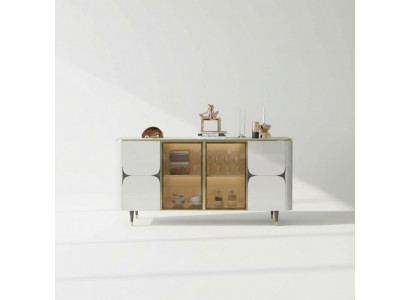 Kommode Holz Schief Schaf Anrichte Wäiss Miwwelen Sideboard Schaf Modern Nei