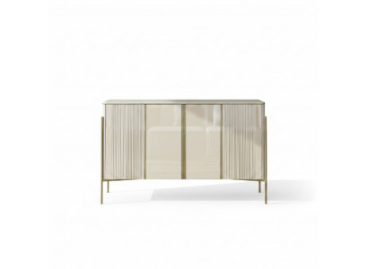 Säitendësch Modern Holz Wunnzëmmer Miwwelen Schaf Kommode Luxus Beige