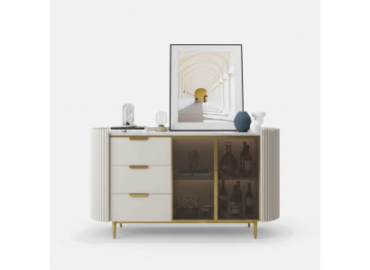 Designer Kommode Anrichte Schaf Wohnzimmer Regal Edelstol Luxus Board
