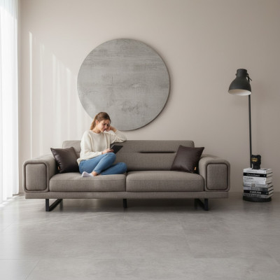 Luxus Canapéen Wunnzëmmer Drësëtzer Canapé Modern Ariichtung Neit Design