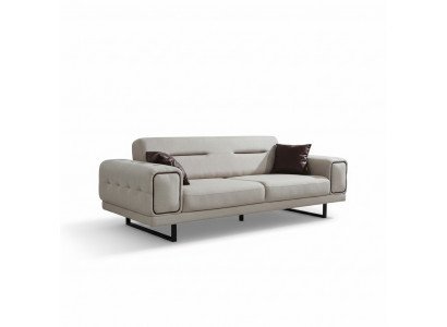Modernt dräisëtzegt Sofa Wunnzëmmer Ariichtung Luxus Sofae Canapé Design Neit