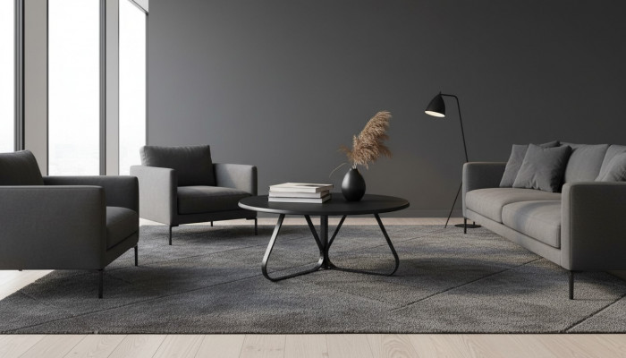 Wunnzëmmer Schwaarz Couchtisch Modern Designer Ariichtung Luxus Miwwelen