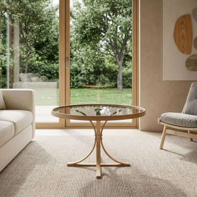 Modernen Designer Couchtisch Ronn Ariichtung Luxus Dësch Kaffi Wunnzëmmer