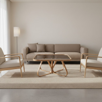 Modern Miwwelen Couchdësch Designer Luxus Ariichtung Gliesdësch Kaffisdësch