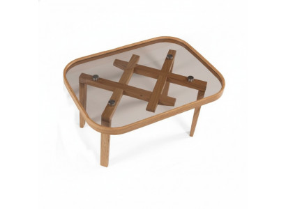 Luxus Miwwel Canapé Dësch Modern Ariichtung Glastësch Beige Wunnzëmmer
