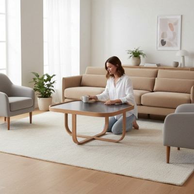 Designer Couchtisch Modernen Niewendëscher Luxus Wunnzëmmer Miwwelen