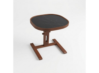 Designer Braun Niewentisch Holz Wunnzëmmer Couchtisch Kaffisdësch Nei