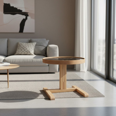 Couchtisch Ronn Wunnzëmmer Bäistelltisch Designer Ariichtung Neie Miwwelen