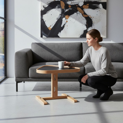 Couchtisch Bäistelltisch Dëscher Design Luxus Wunnzëmmer Miwwelen Kaffisdësch