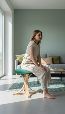 Wunnzëmmer Luxus Hocker Designer Ariichtung Neien Modern Miwwelen Holz