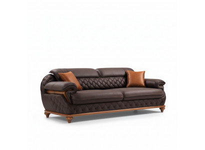 Wunnzëmmer Polstersoffen Modern Drësëtzer Sofa Canapé Luxus Polstermiwwelen