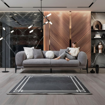 Luxus Sofa Dräisëtzer Couch Wunnzëmmer Modern Polstersofas Design Nei