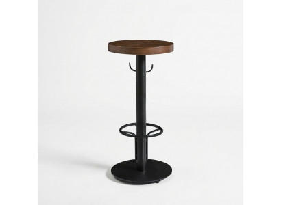 Ronnen Dësch Bistrot Dësch Modern Holz Braun Miwwelen Nei Luxus Design