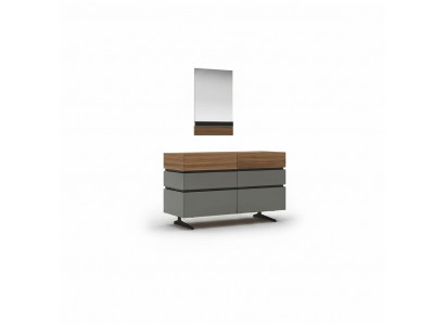 Modern Miwwelen Schlofkummer Luxus Kommode Kommode mat Spigel Design