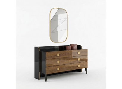 Modern Luxus-Schlofkummer-Kommode mat Spigel-Design Schafsmöbel