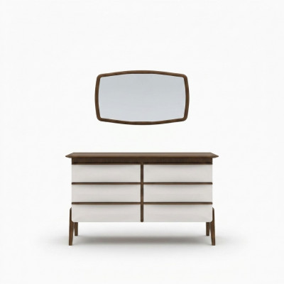 Modern Design Kommoud mat Spigel Schlofkummer Luxus Schaf Nei Miwwelen