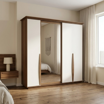 Schaf Luxus Schlofzëmmer Kleederschaf Modern Holz Miwwel Design Neit