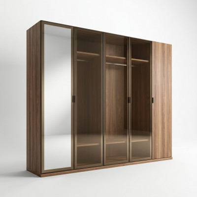 Moderne Kleederschaaf Holzschaf Schaf Schlofkummer Luxus Miwwel Neit.