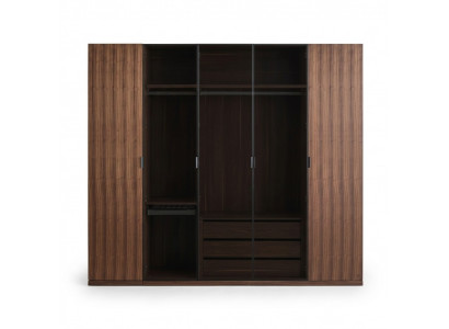 Schlofkummer Modern Kleederschaf Holzschaf Design Schaf Glasdieren