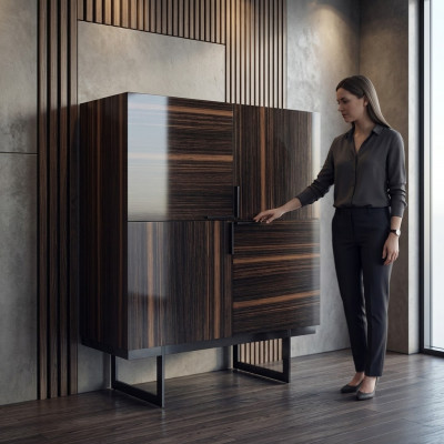 Iesszëmmer Luxus Kommoden Design Sideboard Holzschafcaft Modern Miwwelen