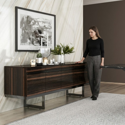 Iesszëmmer Neimodëbel Sideboard Modern Kommode Design Holzschaf Neien