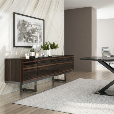 Iesszëmmer Neimodëbel Sideboard Modern Kommode Design Holzschaf Neien